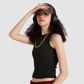 Wholesale Women’s Washed Racerback Tank – Cropped Cotton Blend Streetwear Top