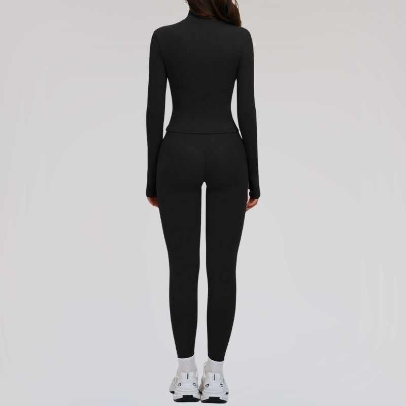 Wholesale removable padded bra + leggings + jacket