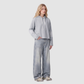 Wholesale Women’s Lace-Panel Hooded Sweatshirt – Fitted Cotton Blend