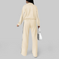 Wholesale Women's Zip-Up Long Sleeve Hoodie & Jogger Pants Tracksuit Set