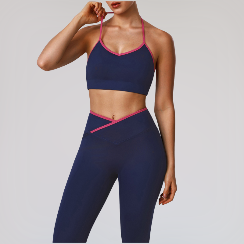 Wholesale contrasting color sports bras