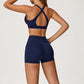 SPORTS BRA+High-waist shorts 2-PIECE SET