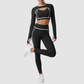 Wholesale Women's 3-Piece Yoga Set – Sleeveless Vest, Sports Bra and Leggings