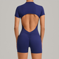 Wholesale Hip-High Halter-Neck Backless Bodysuit