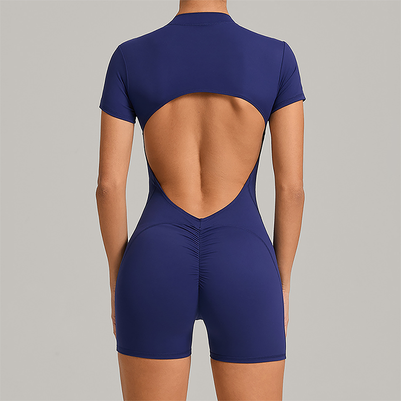 Wholesale Hip-High Halter-Neck Backless Bodysuit