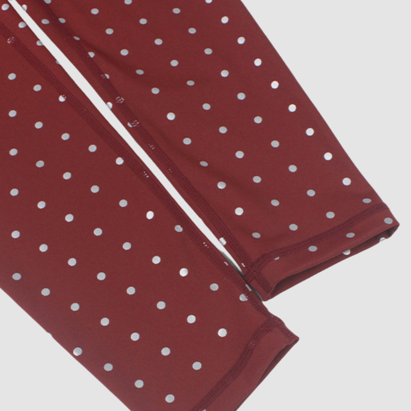 Wholesale printed polka dot bra + leggings