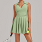 Wholesale Women's Quick-Dry Tennis Dress – Separate Shorts Anti-Exposure Pleated Yoga Skirt