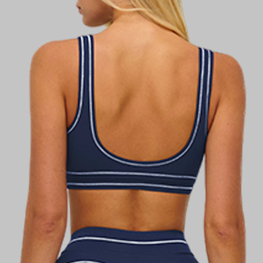 Wholesale Contrasting bra with removable bra | Wonderxfans bulk activewear