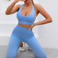 Women's Sports Yoga Bra and Leggings Two-Piece Set