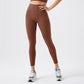 High-waisted stretchy athletic leggings