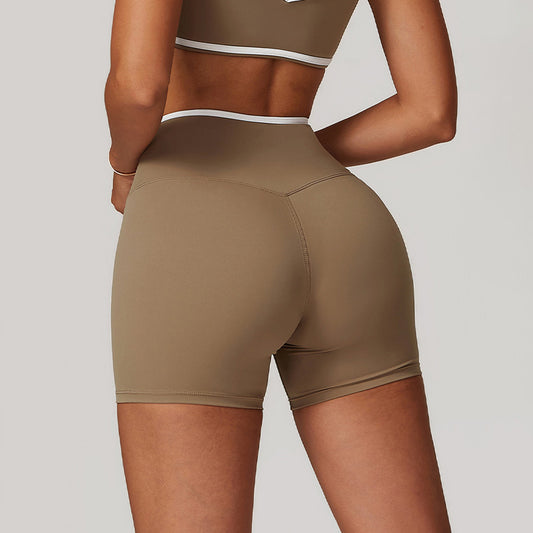 Wholesale Crossover high-waisted sports shorts | Wonderxfans bulk activewear