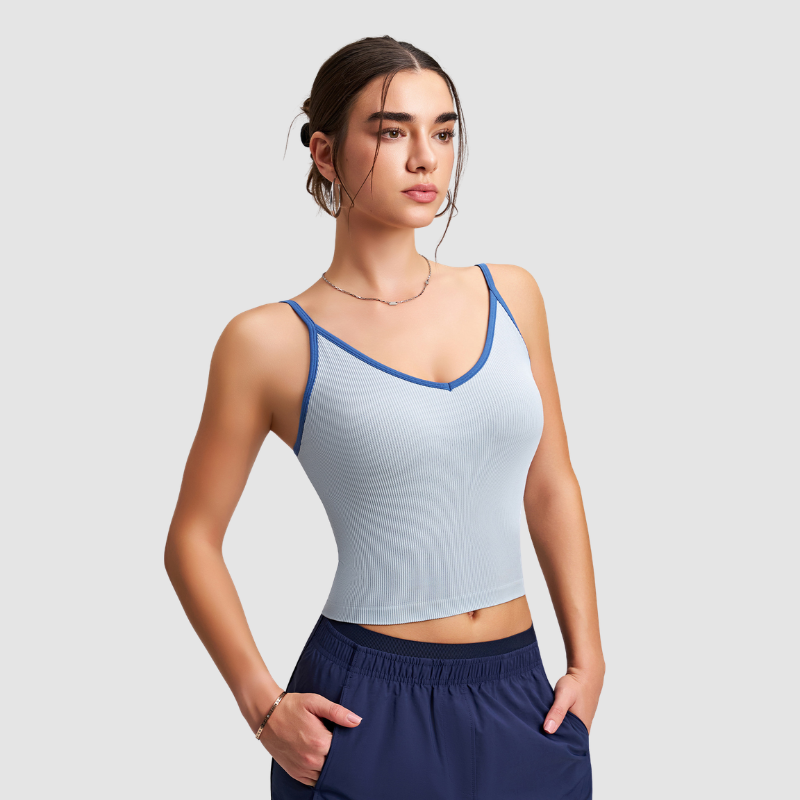 Wholesale Halter racerback yoga tank top | Wonderxfans bulk activewear
