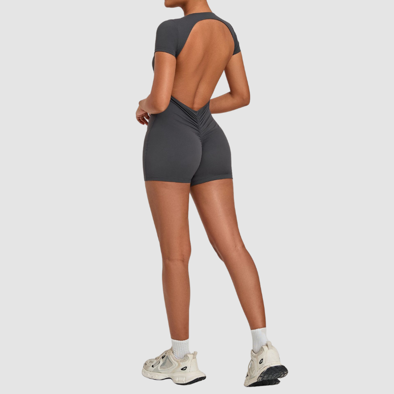 Wholesale Hip-High Halter-Neck Backless Jumpsuits | Wonderxfans bulk activewear