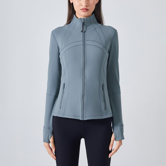 Wholesale Stand Collar Full Zipper Long | Wonderxfans bulk activewear