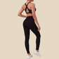 Wholesale Women's Activewear Padded Sports Bra & Polka Dot Nine-Tenths Leggings Set