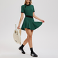 Wholesale Women's Lapel Golf Polo Shirt Outdoor Casual Running Sports Fitness Set