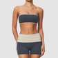 Wholesale Bandeau Contrast Color Yoga Set – Hip Lifting Fitness Outfit