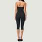 Wholesale Women's Seam-Detail Tank Top + Mid-Length Shorts Set – Butt-Lifting Yoga Gym Activewear