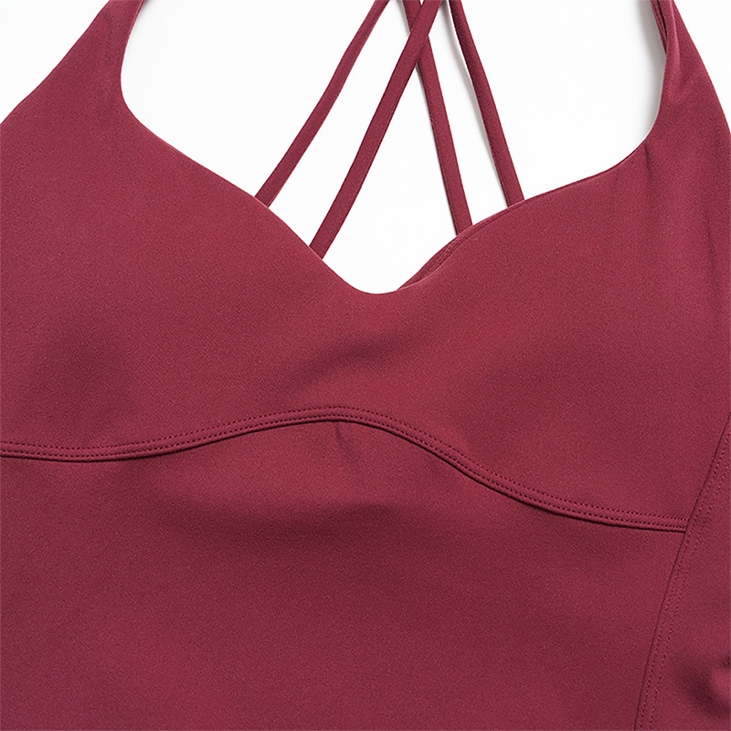 Wholesale Cross Back Tank Top+High Waist Legging 2-piece Set