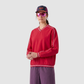 Wholesale Contrast V-Neck Drop-Shoulder Sweatshirt