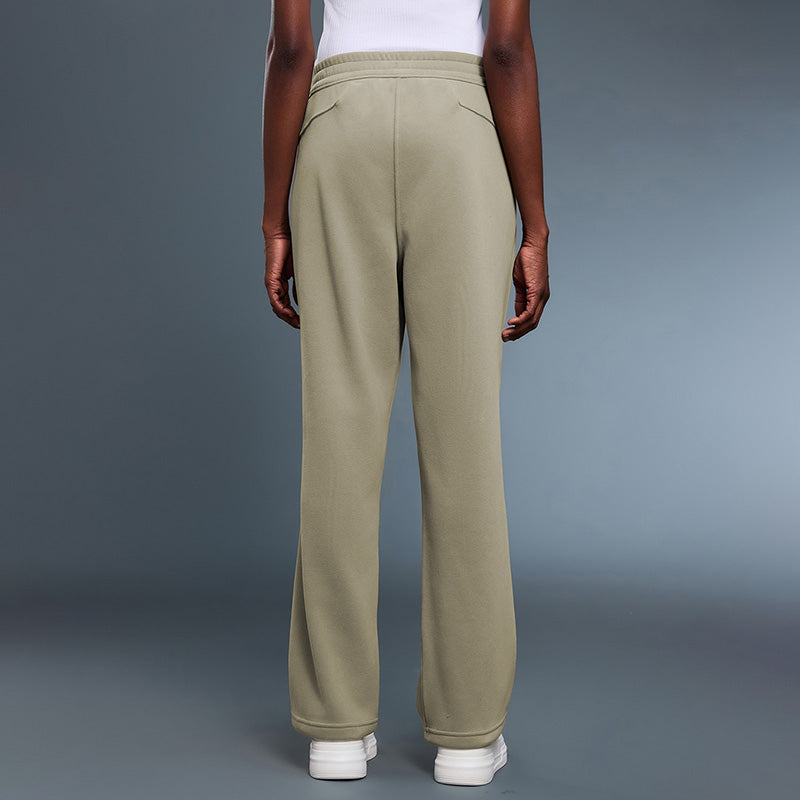 Fleece-Lined Thickened Straight Leg Pants