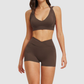 Wholesale halter-neck sports bra + shorts