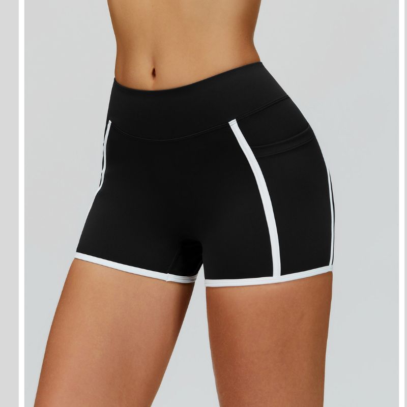 Contrasting Yoga Fitness Shorts