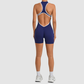 Wholesale color blocking cross back and | Wonderxfans bulk activewear