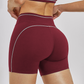 Wholesale high waisted contrasting sports shorts