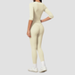 Wholesale Women's Mid-Sleeve Long Pants Yoga Set