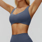 Sports bra with removable bra pads