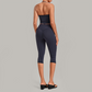 Wholesale Women's Halter Neck Yoga Set – High Elasticity Capri Pants Fitness Activewear