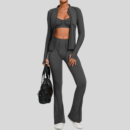 Wholesale Thumb-buckle zipper jacket + slightly | Wonderxfans bulk activewear