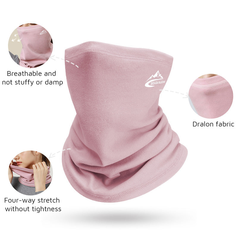 Warm and breathable ski face mask