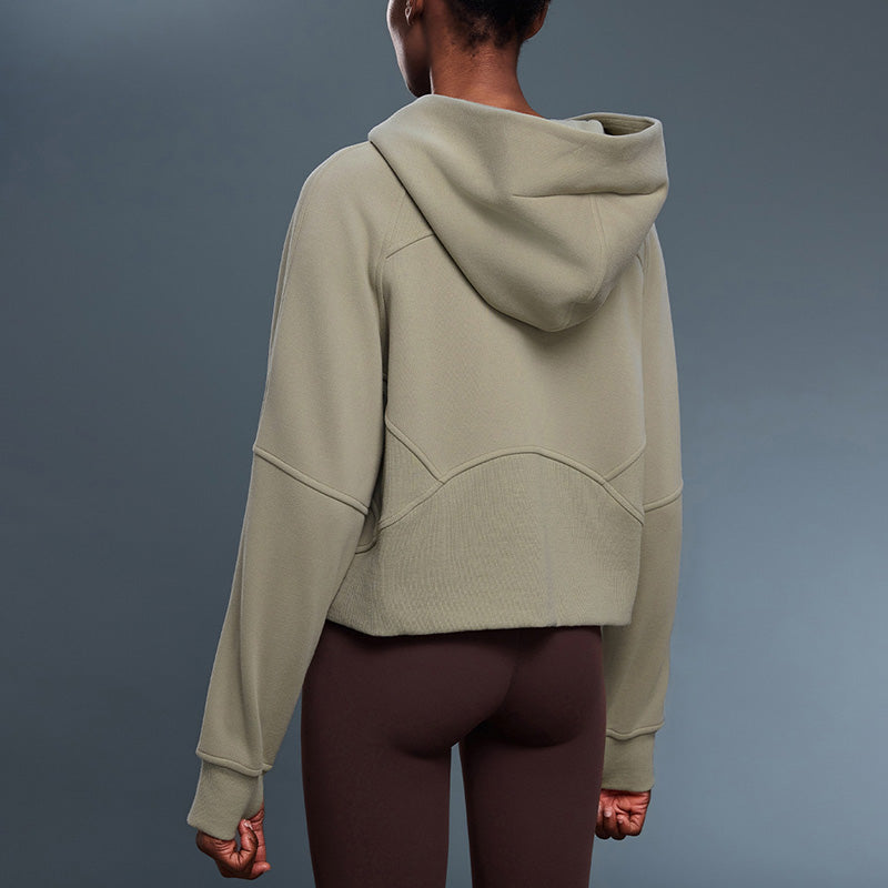 Fleece-Lined Hooded Sweatshirt