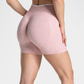 Wholesale Women's Seamless Leopard Print High-Waist Yoga Shorts