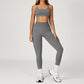 Quick-Drying Sports Bra + Butt-Lifting Leggings 2-Piece Set