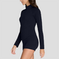 Wholesale Naked-Feel Stand-Collar Zip Jacket & Tennis Shorts Set – 2-Piece Athletic Matching Set