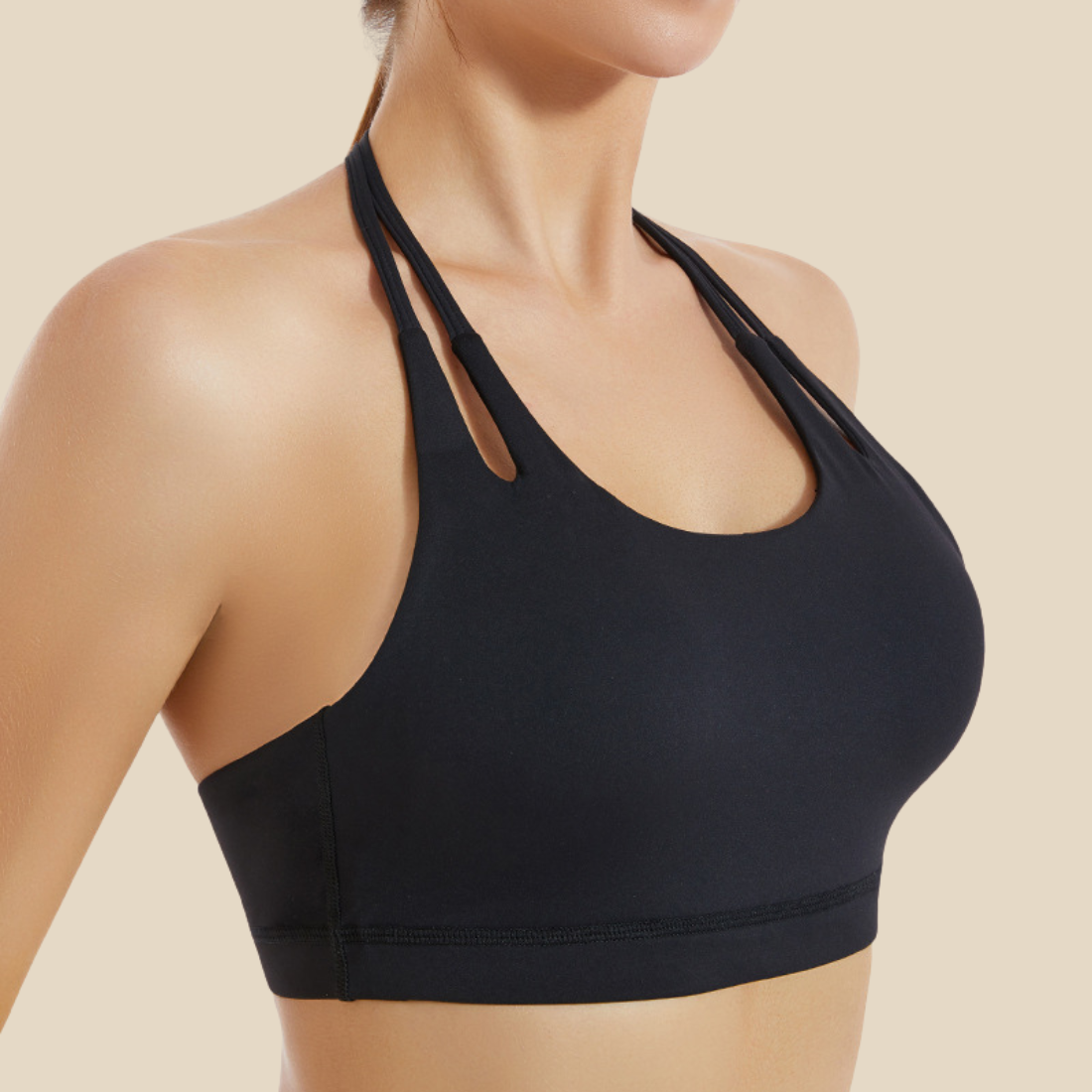 Wholesale Women's Activewear Seamless Wire-Free Padded Medium-Support Sports Bra