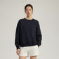 Round neck loose casual sweatshirt