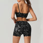 Wholesale Women's Printed Sports Bra + athletic Shorts