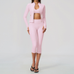 Wholesale Women Slimming Zipper Fitness High Waist Tummy Control Yoga Sports Three-Piece Set