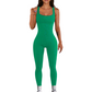 Women's single-layer long pants yoga jumpsuit