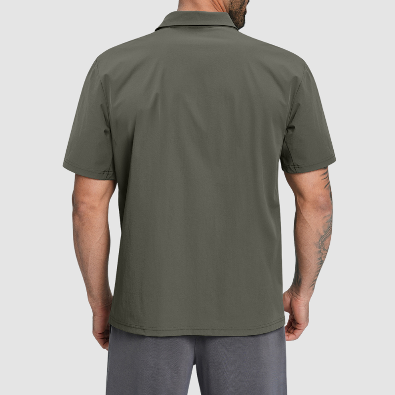 Wholesale eco-friendly recycled fabric golf polo shirts