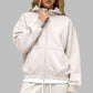 Two-Way Zip Fleece Hoodie