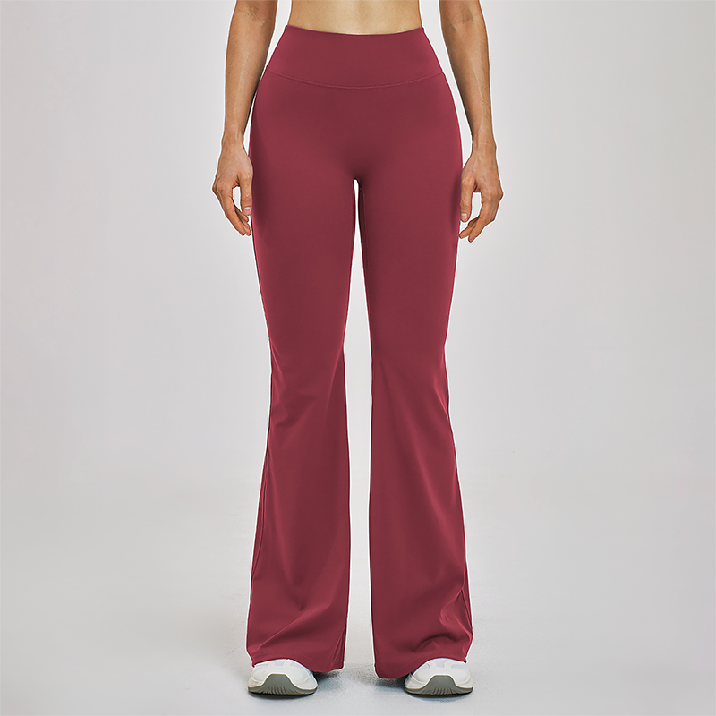 Wholesale High Waist Flaming Wide Leg Yoga Pants