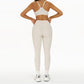 Thin straps Sports Bra + High-waisted leggings 2-Piece Set