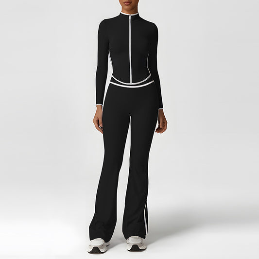 Wholesale Quick-Drying Stand-Collar Jacket + High-Waisted | Wonderxfans bulk activewear