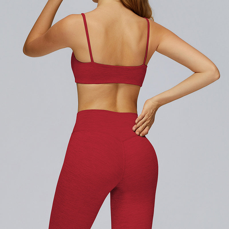 Spaghetti strap sports bra