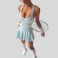 Women's seamless sports badminton and tennis skirts